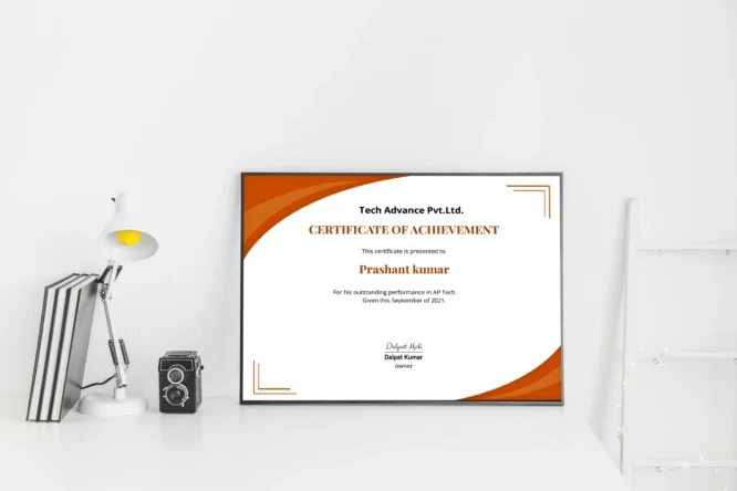 Corporate Achievements Certificate Frame (5)